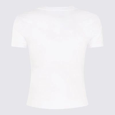 Shop Dolce & Gabbana White And Red Cotton T-shirt