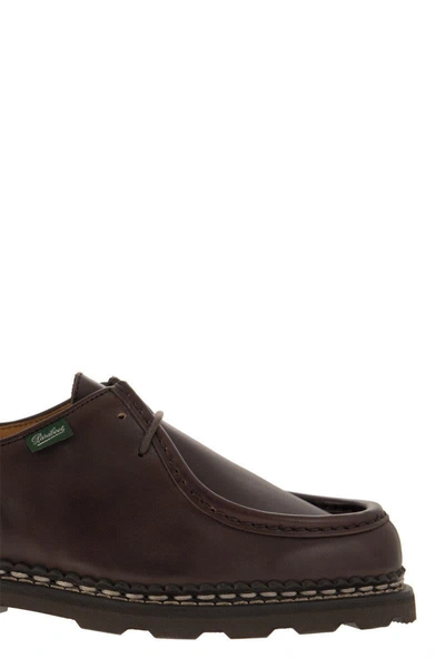 Shop Paraboot Michael - Leather Derby In Brown