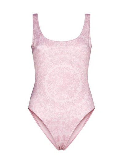Shop Versace Underwear Sea Clothing In Pale Pink