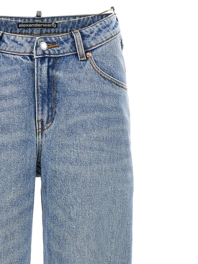 Shop Alexander Wang 'v Front' Jeans In Blue