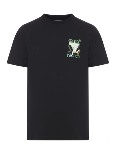 Shop Casablanca T-shirts In Black
