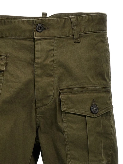 Shop Dsquared2 'sexy Cargo' Pants In Green