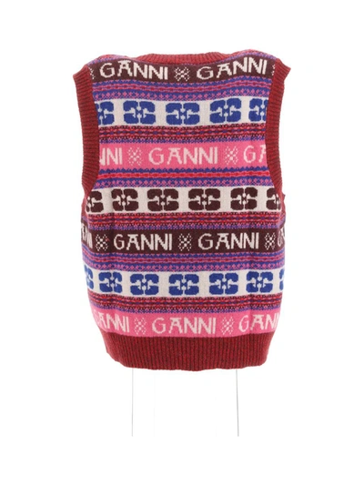 Shop Ganni Knitwear In Multicolour
