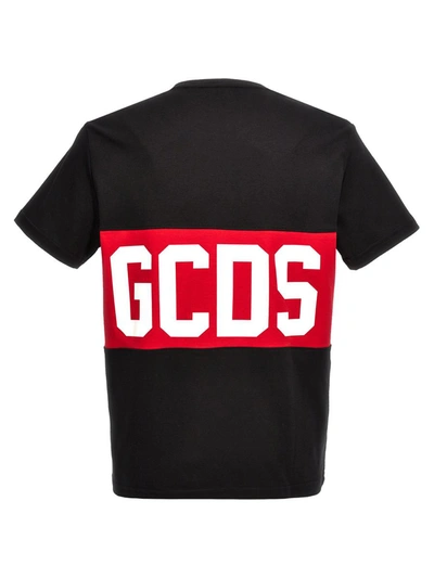 Shop Gcds 'logo Band' T-shirt In Black