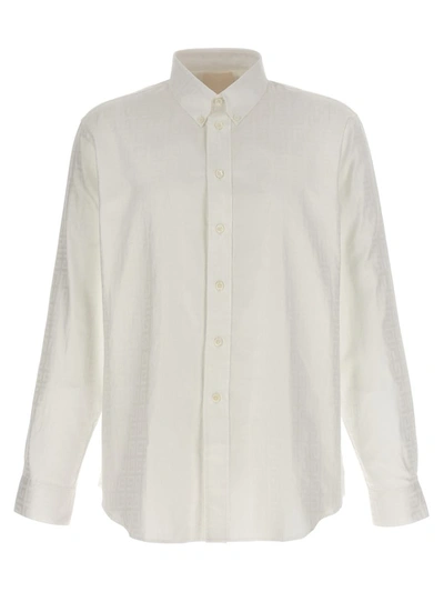 Shop Givenchy '4g' Shirt In Beige