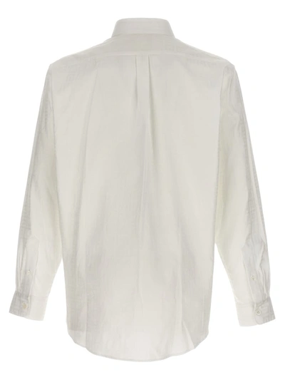 Shop Givenchy '4g' Shirt In Beige