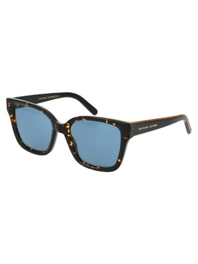Shop Marc Jacobs Sunglasses In 581ku Havana Black