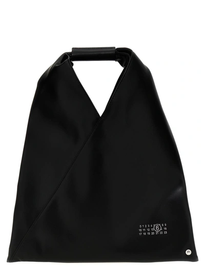 Shop Mm6 Maison Margiela 'japanese Bag Classic Small' Shoulder Bag In Black