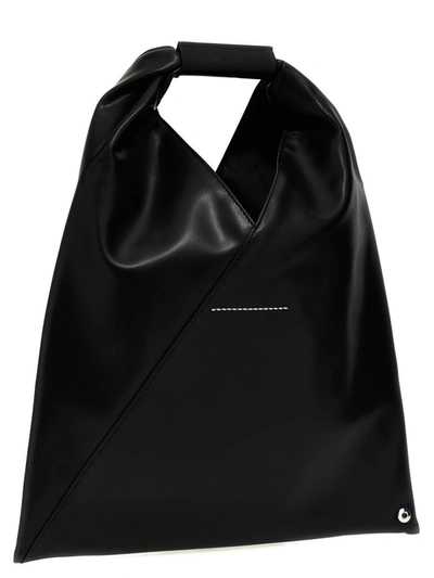 Shop Mm6 Maison Margiela 'japanese Bag Classic Small' Shoulder Bag In Black