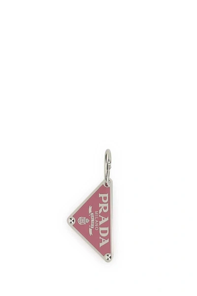 Shop Prada Earrings In Pink