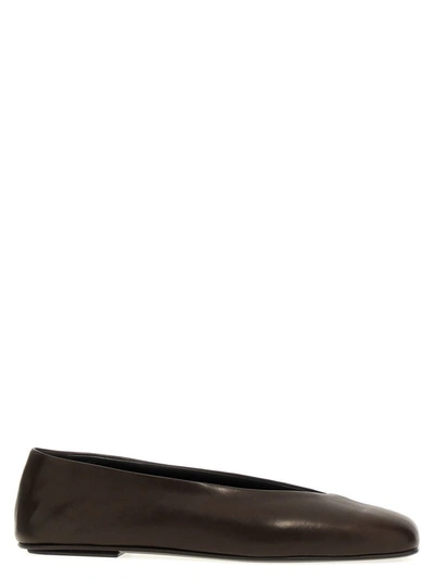 Shop The Row 'eva Two' Ballet Flats In Brown