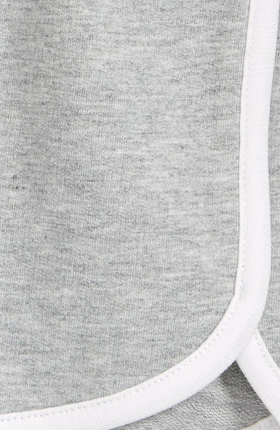 Shop Nordstrom Kids'  Kids' Dolphin Hem Cotton Shorts In Grey Heather