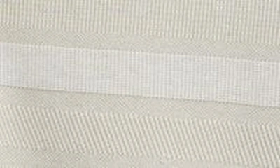 Robert Barakett Rocky Stripe Quarter Zip Cotton Polo In Olive
