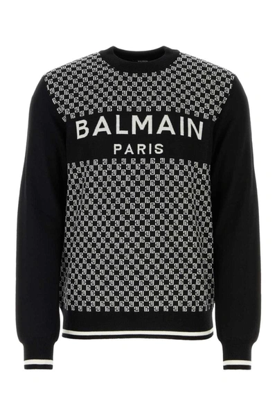 Shop Balmain Knitwear In Black