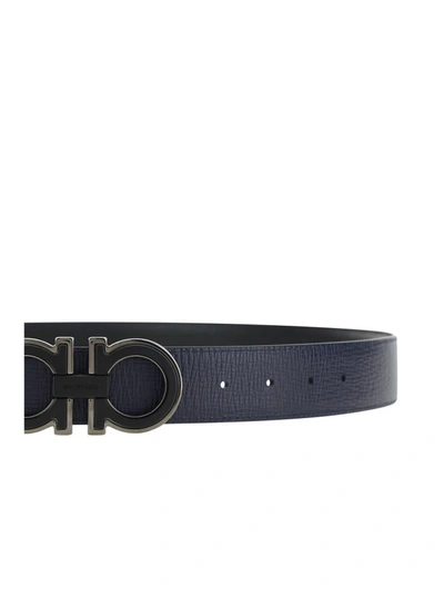 Shop Ferragamo Belts E Braces In Blue