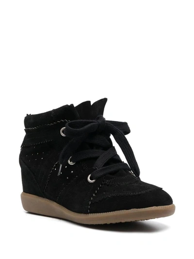 Shop Isabel Marant 50mm Heel Shoes In Black