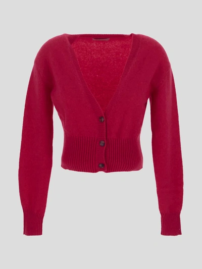 Shop Laneus Sweaters In Fuchsia