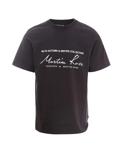Shop Martine Rose T-shirt In Black