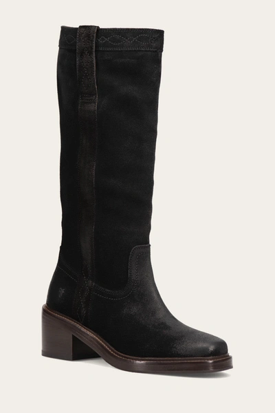 Shop The Frye Company Frye Kate Pull On Tall Boots In Black