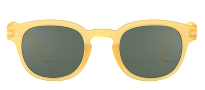 Shop Izipizi Slmscc135 #c C135 Square Sunglasses In Green