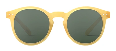 Shop Izipizi Slmsmc135 #m C135 Round Sunglasses In Green