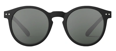 Shop Izipizi Slmsmc01 #m C01 Round Sunglasses In Grey
