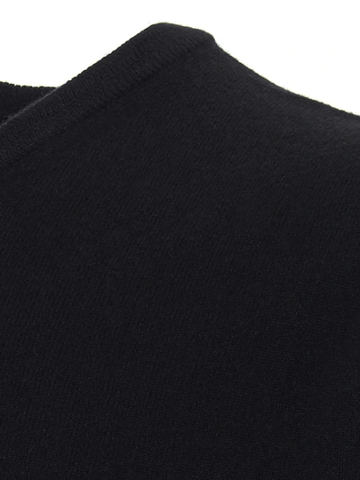 Shop Colombo Elegant Black V-neark Cashmere Men's Sweater