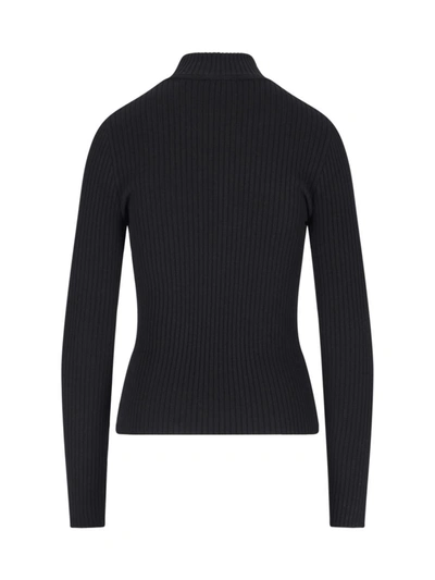 Shop Courrèges Sweaters In Black