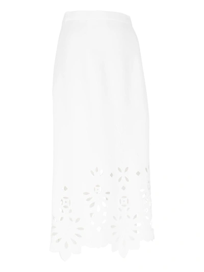 Shop Ermanno Scervino Skirts In White