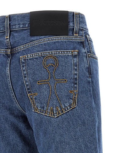 Shop Jw Anderson J.w. Anderson 'anchor' Jeans In Blue