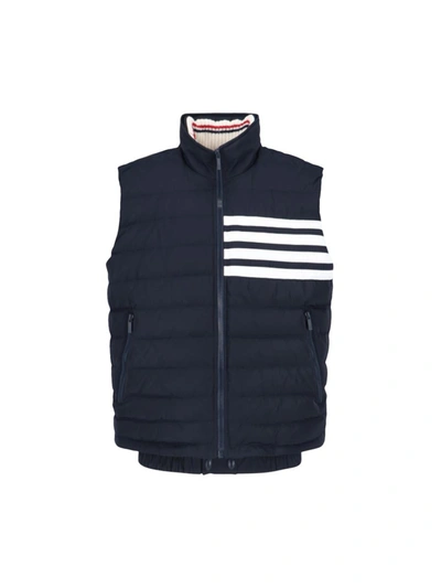 Shop Thom Browne Jackets In Blue