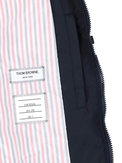 Shop Thom Browne Jackets In Blue