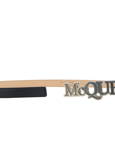 Shop Alexander Mcqueen Belts E Braces In Black