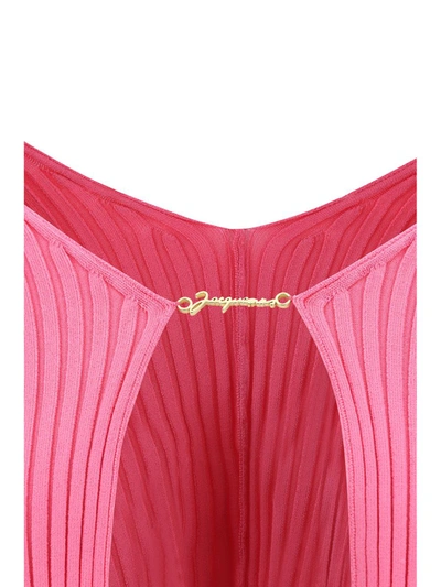 Shop Jacquemus Knitwear In Neon Pink