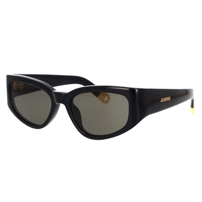 Shop Jacquemus Sunglasses In Black