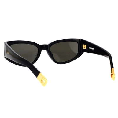 Shop Jacquemus Sunglasses In Black