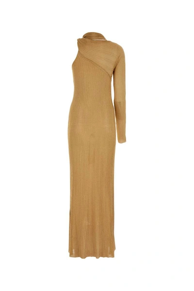 Shop Rabanne Paco  Long Dresses. In Gold