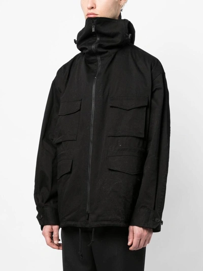 Shop Yohji Yamamoto Jackets In Black