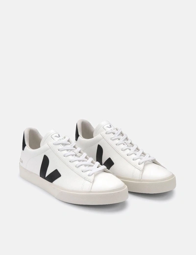Shop Veja Womens  Campo Trainers (chrome Free Leather) In White