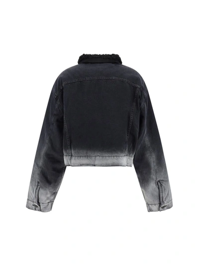 Shop 3x1 Jackets In Black Atlantic Ombre