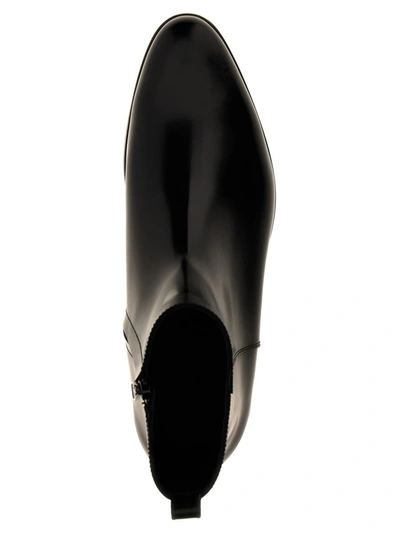 Shop Alexander Mcqueen 'lux Trend' Ankle Boots In Black
