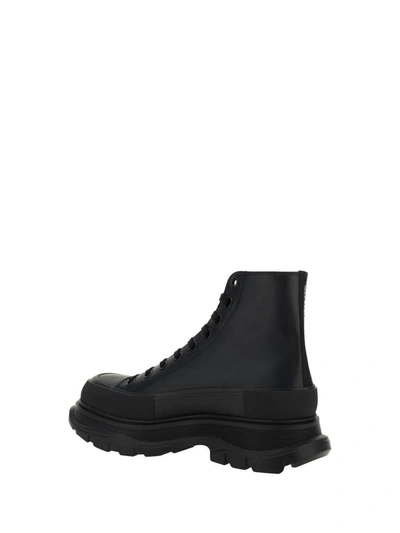 Shop Alexander Mcqueen Boots In Black/white