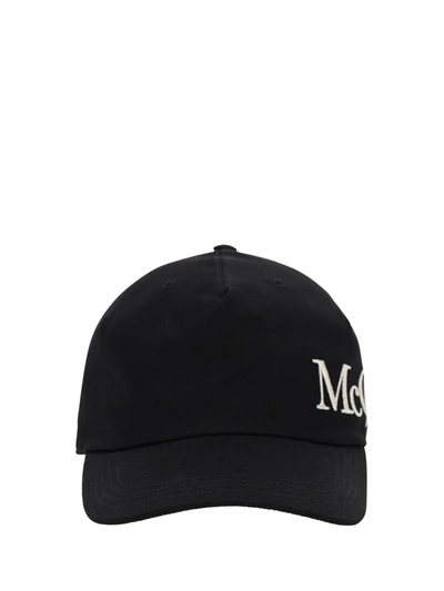 Shop Alexander Mcqueen Hats E Hairbands In Black/ivory