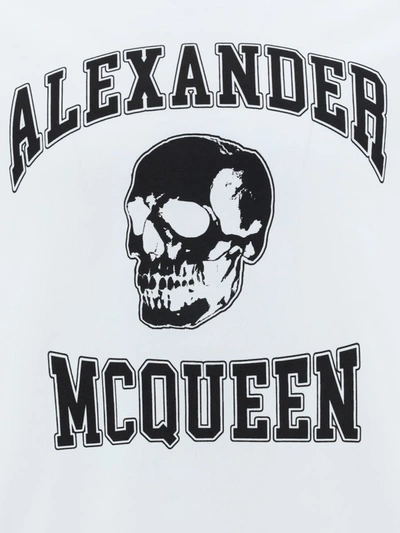 Shop Alexander Mcqueen T-shirts In White/black