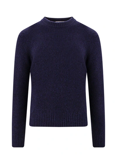 Shop Ami Alexandre Mattiussi Ami Paris Sweater In Blue