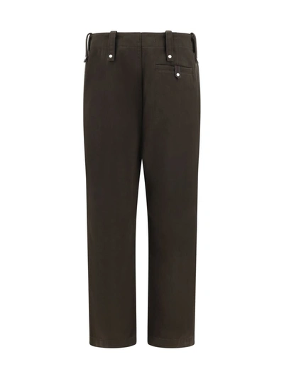 Shop Burberry Pants In Otter