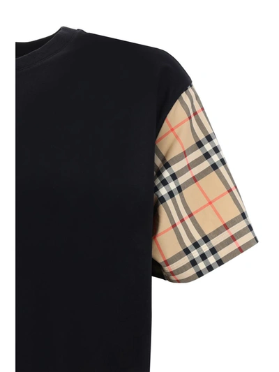 Shop Burberry T-shirts In Black