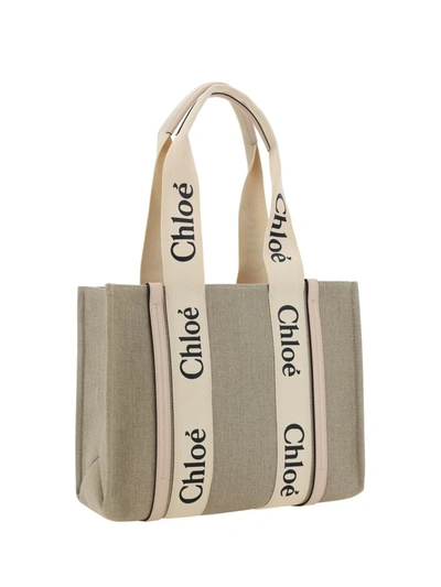 Shop Chloé Handbags In Cement Pink