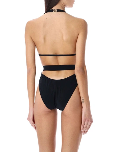 Shop Dolce & Gabbana One-piece Swimsuit In Black