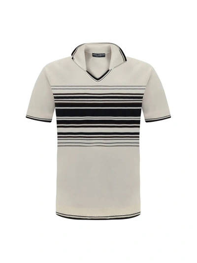 Shop Dolce & Gabbana Polo Shirts In Variante Abbinata